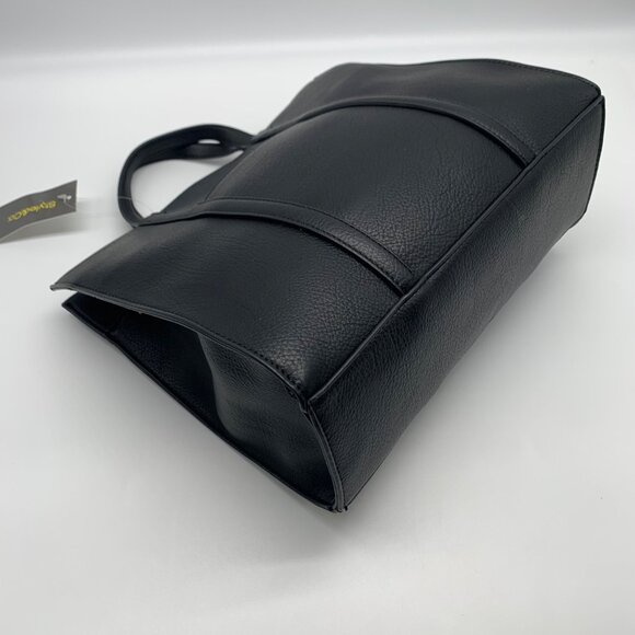Style & Co Black Medium Boxy Tote - Picture 8 of 12